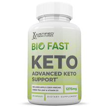 Load image into Gallery viewer, Front facing image of Bio Fast Keto ACV Pills 1275MG