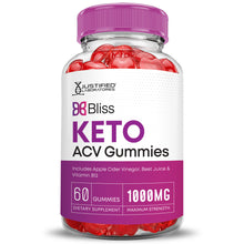 Load image into Gallery viewer, Front of Bliss Keto ACV Gummies 1000MG