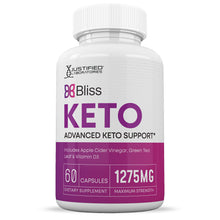 Load image into Gallery viewer, Front of Bliss Keto ACV Pills 1275MG