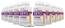 Load image into Gallery viewer, 10 Bottles of Fast Ripped Keto ACV Extreme Pills 1675MG