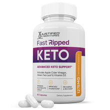 Laden Sie das Bild in den Galerie-Viewer, 1 bottle of Fast Ripped Keto ACV Pills 1275MG