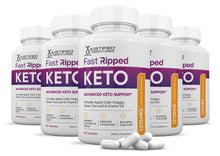 Laden Sie das Bild in den Galerie-Viewer, 5 Bottles of Fast Ripped Keto ACV Pills 1275MG