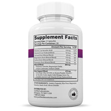 Laden Sie das Bild in den Galerie-Viewer, Supplement Facts of Fast Ripped Keto ACV Pills 1275MG