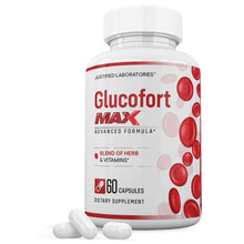 Laden Sie das Bild in den Galerie-Viewer, 1 bottle of Glucofort Max Advanced Formula 1295MG