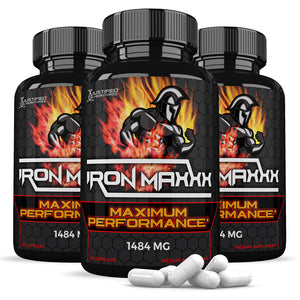 3 bottles of Iron Maxxx Men’s Health Supplement 1484mg