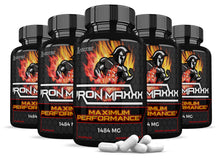 Load image into Gallery viewer, 5 bottles of Iron Maxxx Men’s Health Supplement 1484mg