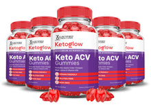 Load image into Gallery viewer, 5 Bottles Keto Glow Keto ACV Gummies 1000MG