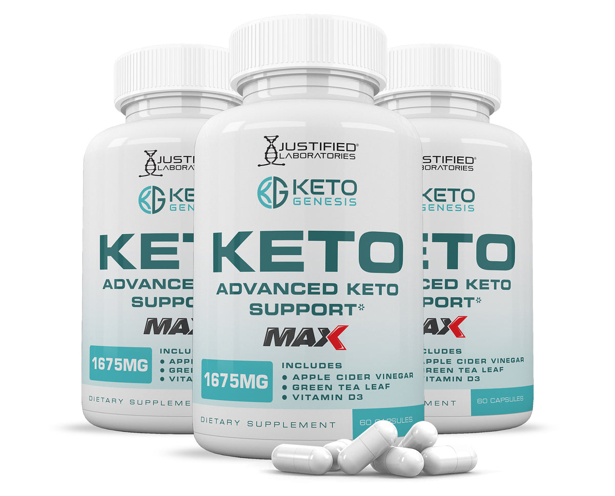 Keto Genesis Keto Acv Max Pills 1675mg Justified Laboratories