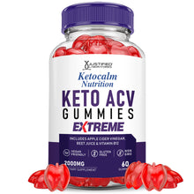Carica l'immagine nel visualizzatore di Gallery, 1 bottle Keto Calm Keto ACV Gummies Extreme 2000mg