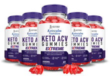 Carica l'immagine nel visualizzatore di Gallery, 5 bottles Keto Calm Keto ACV Gummies Extreme 2000mg