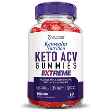 Carica l'immagine nel visualizzatore di Gallery, Front of Keto Calm Keto ACV Gummies Extreme 2000mg