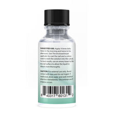 Load image into Gallery viewer, Suggested use and warning of Kerassentials Nail Serum