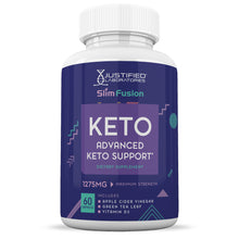 Load image into Gallery viewer, Front of Slim Fusion Keto ACV Pills 1275MG