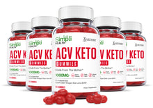 Load image into Gallery viewer, 5 bottles Simpli Health Keto ACV Gummies