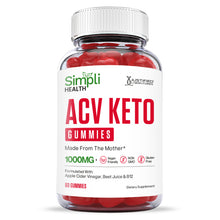 Load image into Gallery viewer, front facing of Simpli Health Keto ACV Gummies