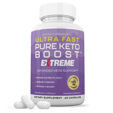 Laden Sie das Bild in den Galerie-Viewer, 1 Bottle of Ultra Fast Pure Keto Boost Keto ACV Extreme Pills 1675MG