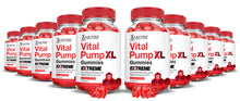 Load image into Gallery viewer, 10 Bottles 2 x Stronger Vital Pump XL Extreme Performance Gummies 2000MG