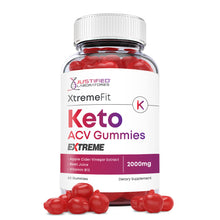 Carica l'immagine nel visualizzatore di Gallery, 1 Bottle 2 x Stronger Xtreme Fit Keto ACV Gummies Extreme 2000mg