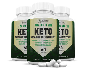 3 bottles of ACV For Health Keto ACV Pills 1275MG