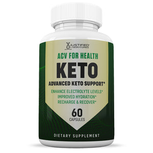 Front facing image of ACV For Health Keto ACV Pills 1275MG