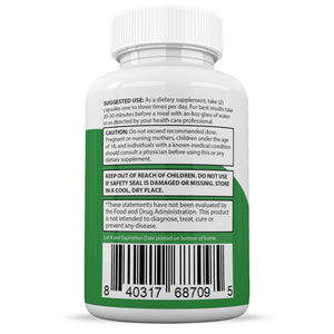 Suggested use and warnings of Active Keto ACV Pills 1275MG