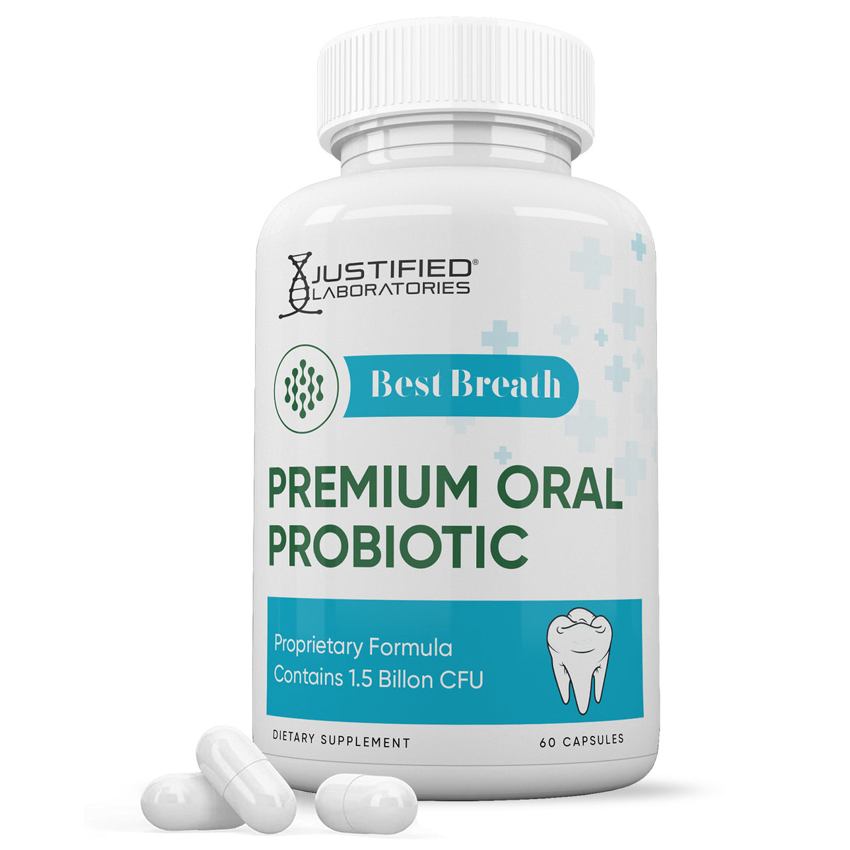 Best Breath 1.5 Billion CFU Oral Probiotic Justified Laboratories