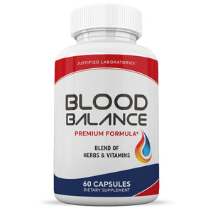 Front facing image of Blood Balance Premium Formula 688MG