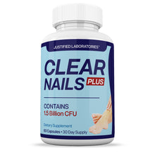 Laden Sie das Bild in den Galerie-Viewer, 1 bottle of Clear Nails Plus 1.5 Billion CFU Probiotic Pills