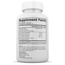 Laden Sie das Bild in den Galerie-Viewer, Supplement Facts of 3 X Stronger Clear Nails Plus Max 40 Billion CFU Probiotic