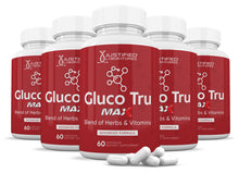 Load image into Gallery viewer, 5 bottles of Gluco Tru Max Advanced Formula 1295MG