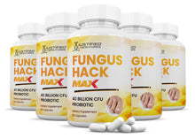 Load image into Gallery viewer, 5 bottles of 3 X Stronger Fungus Hack Max 40 Billion CFU Pills