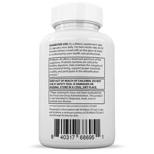 Suggested Use and Warnings of 3 X Stronger Fungus Hack Max 40 Billion CFU Pills