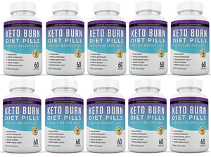 10 bottles of Keto Burn Keto Pills 