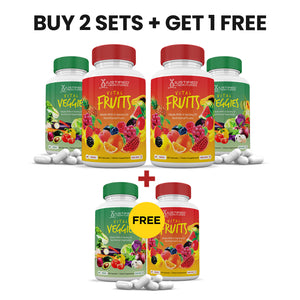 Buy 2 sets + Get 1 Free Vital Fruits & Veggies Supplement Set