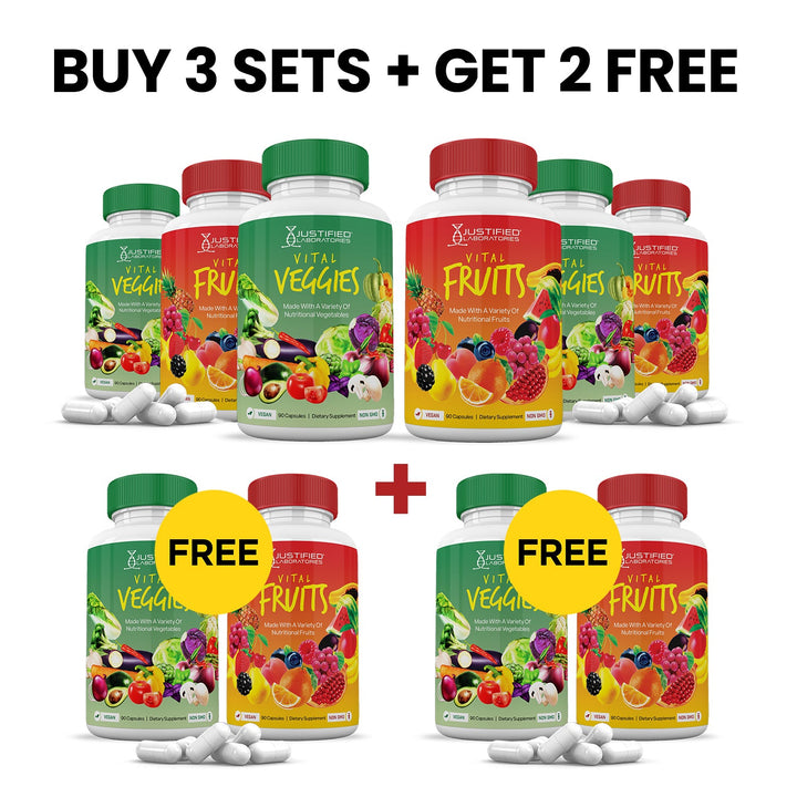 Vital Fruits & Veggies Supplement Set Deal of a Lifetime!