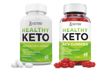 Cargar imagen en el visor de la Galería, 1 bottle of Healthy Keto ACV Gummies + Pills Bundle