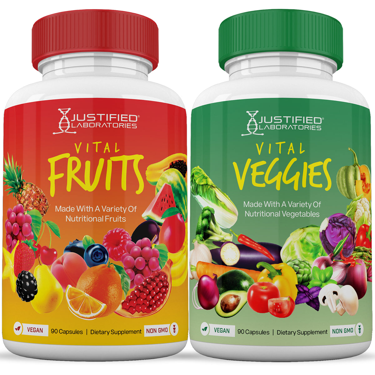 Vital Fruits & Veggies Supplement Set – Justified Laboratories