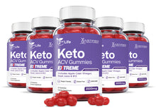 Load image into Gallery viewer, 5 bottles of 2 x Stronger Extreme 2nd Life Keto ACV Gummies 2000mg