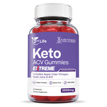 Load image into Gallery viewer, Front facing image of 2 x Stronger Extreme 2nd Life Keto ACV Gummies 2000mg