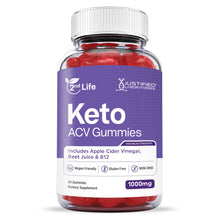 Load image into Gallery viewer, Front facing of 2nd Life Keto ACV Gummies 1000MG
