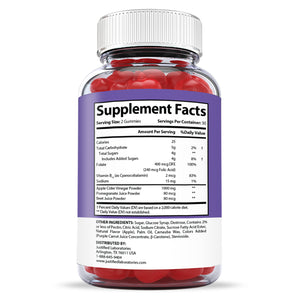 Supplement Facts of 2nd Life Keto ACV Gummies 1000MG
