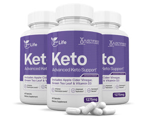 3 bottles of 2nd Life Keto ACV Pills 1275MG