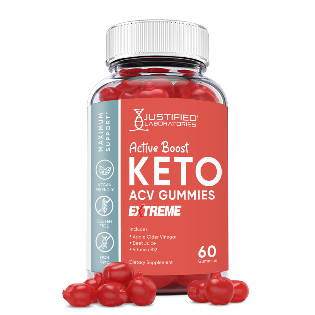 1 bottle of 2 x Stronger Active Boost Keto ACV Gummies Extreme 2000mg