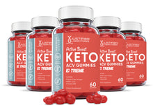 Load image into Gallery viewer, 5 bottles of 2 x Stronger Active Boost Keto ACV Gummies Extreme 2000mg