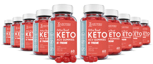 10 bottles of 2 x Stronger Active Boost Keto ACV Gummies Extreme 2000mg