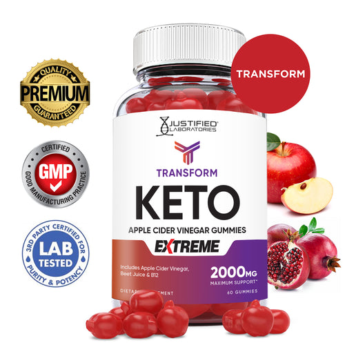 2 X Stronger Transform Keto ACV Gummies Extreme 2000mg