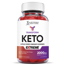 Afbeelding in Gallery-weergave laden, Front facing of 2 X Stronger Transform Keto ACV Gummies Extreme 2000mg