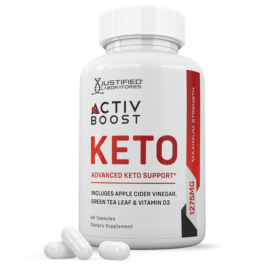 1 Bottle of Activ Boost Keto ACV Pills 1275MG