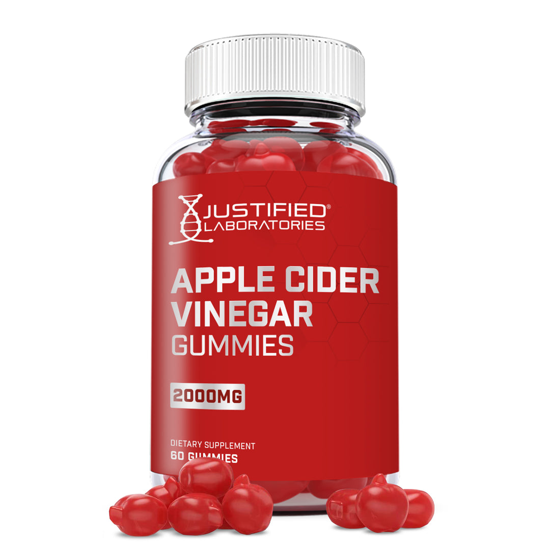 1 bottle Apple Cider Vinegar Gummies Extreme 2000mg