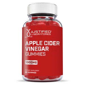 Front facing of Apple Cider Vinegar Gummies 1000MG